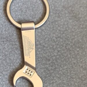 NWOT Armor All Silver Tone Wrench Keychain